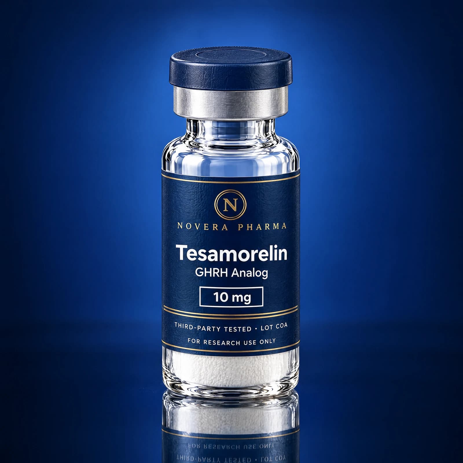 Flacon Tésamoréline Novera Pharma, vue de face